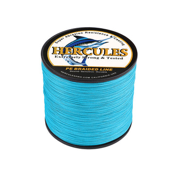 300M 328Yds Blue 10lb-300lb HERCULES PE braid Fishing Line 8 Strands HERCULES